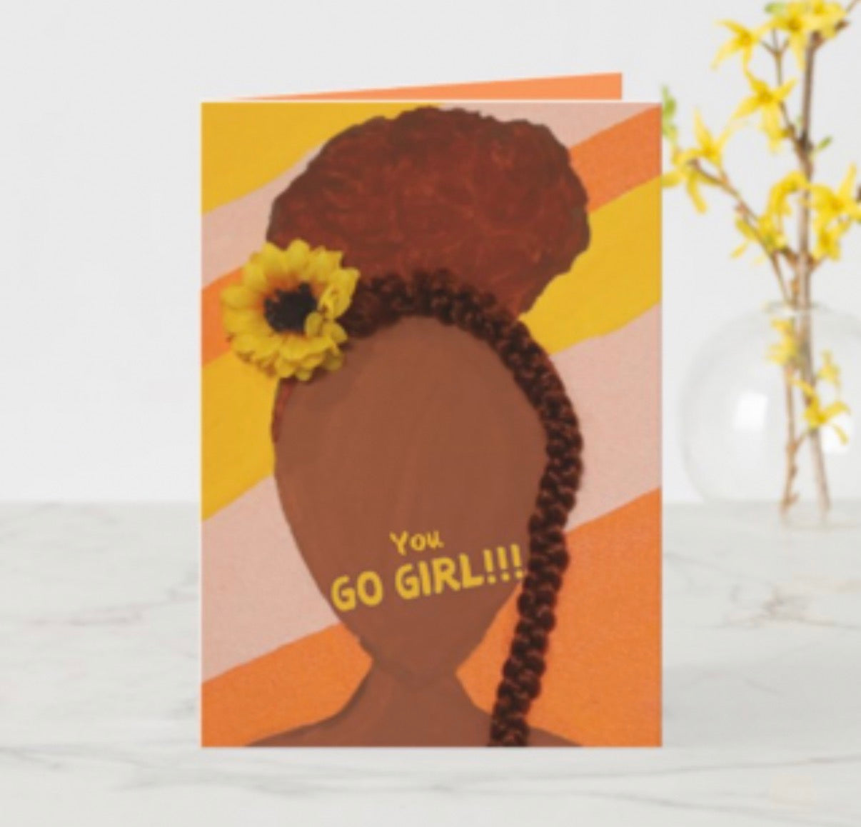 You Go Girl! Congratulations Greeting Card