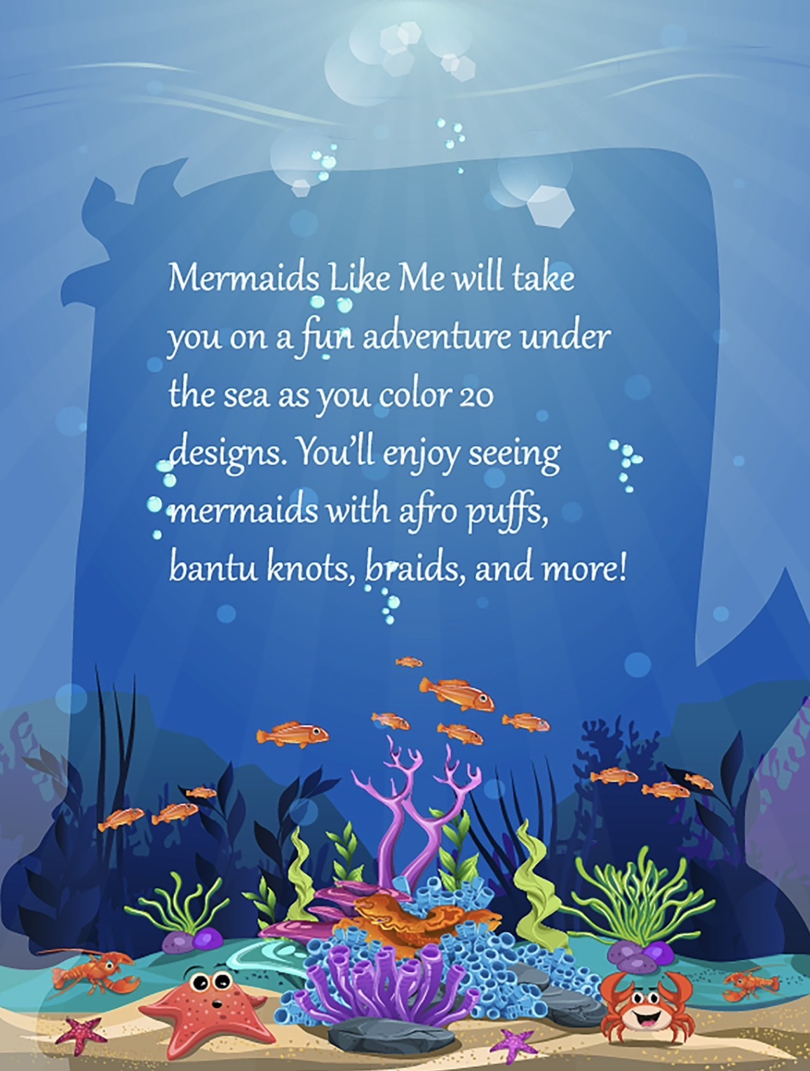 Mermaids Like Me Coloring Book