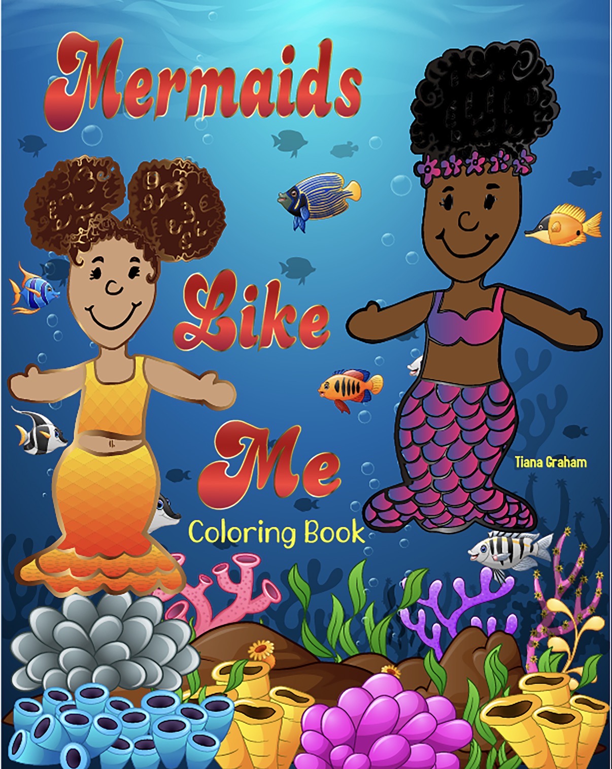 Mermaids Like Me Coloring Book
