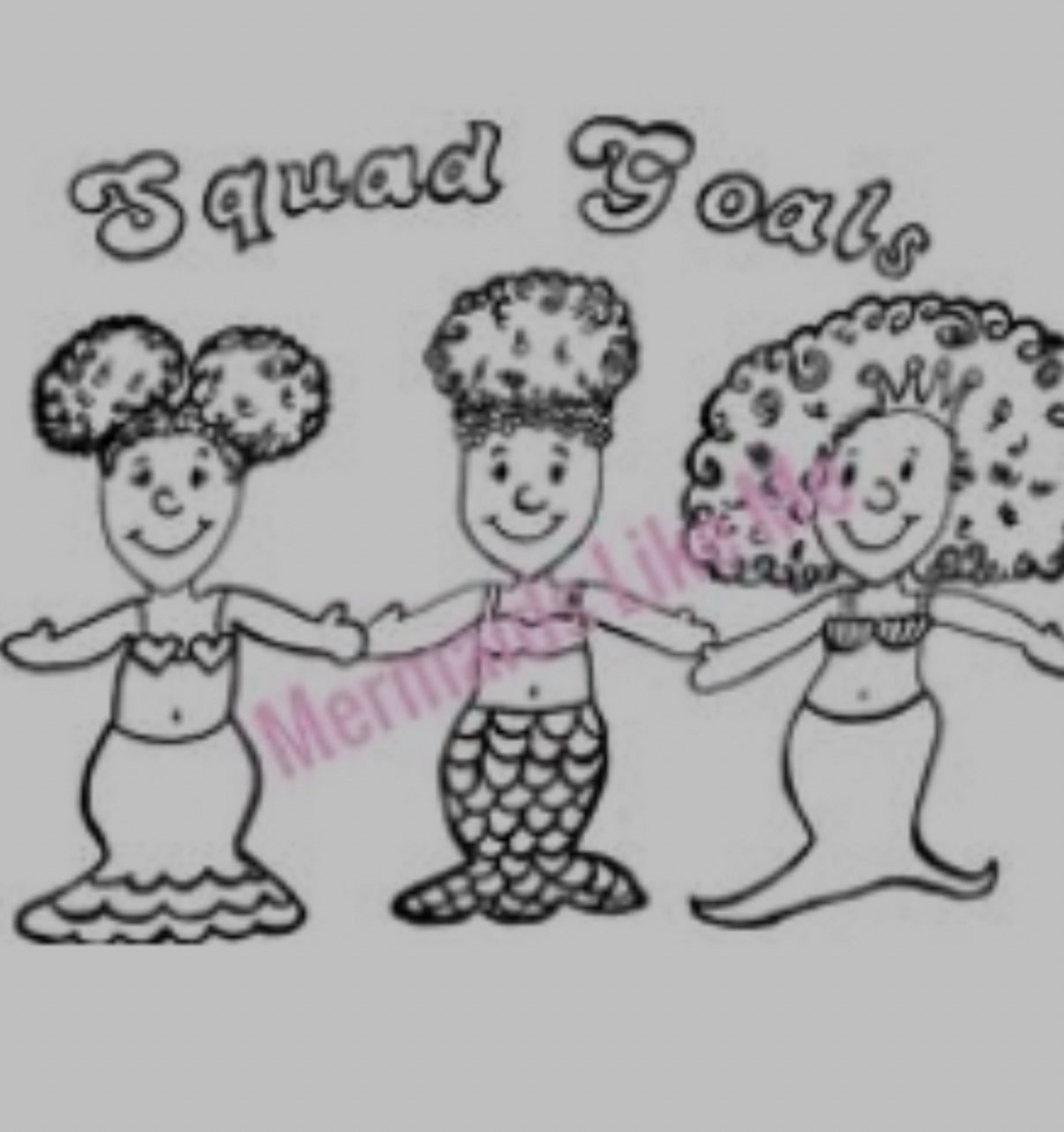 Mermaids Like Me Coloring Book
